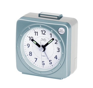 Nejlevnější baterkový budík JVD quartz SR220.7 s osvětlením