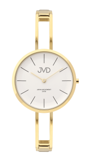 Zlacené dámské elegantní šperkové náramkové hodinky JVD J4188.2